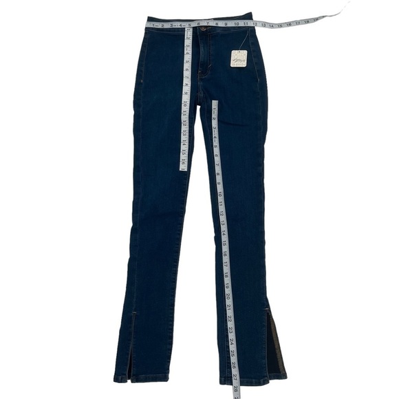 NWT Free People Riley Slit Ankle Skinny Jeans Size 24 Women's - Picture 4 of 6